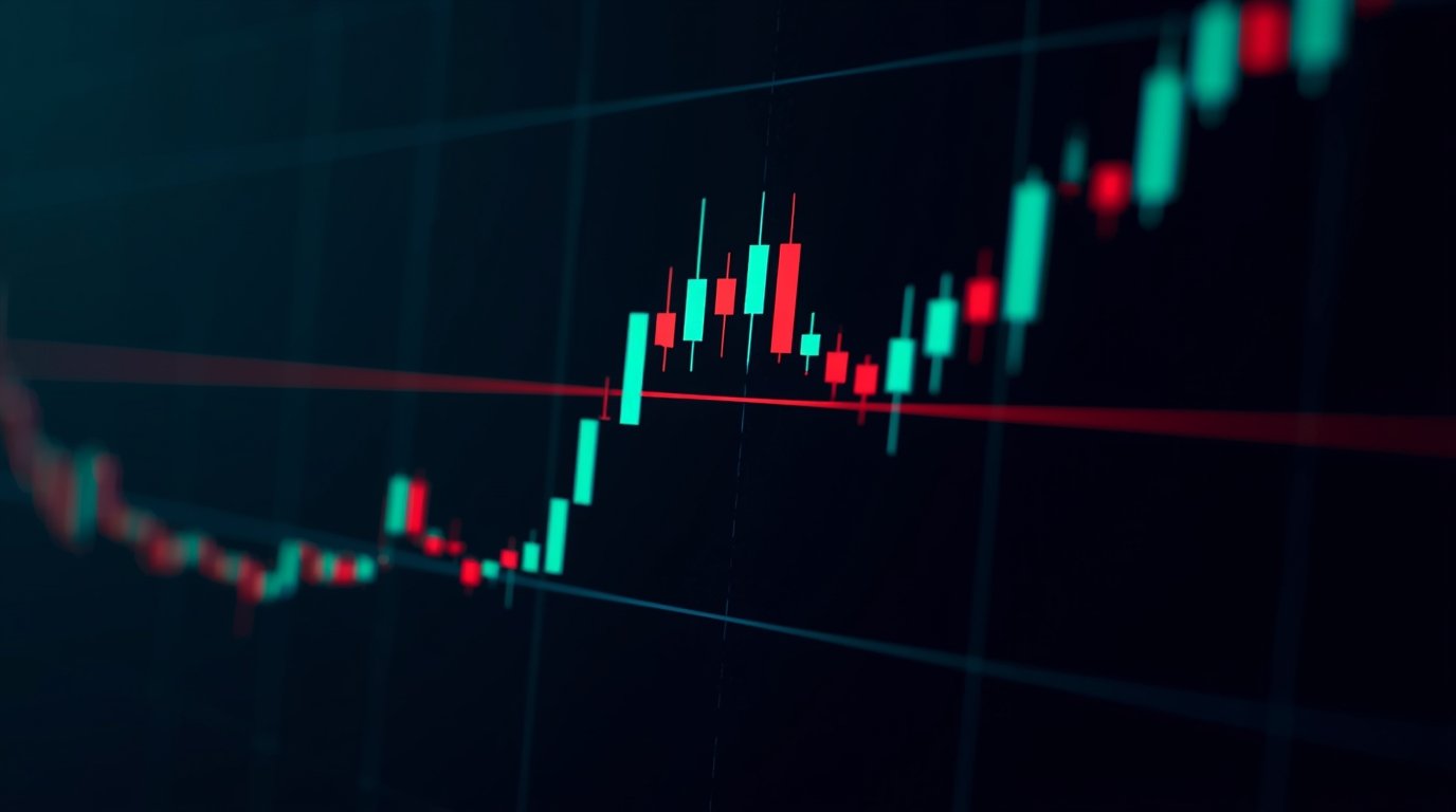 Trading Arbeitsplatz mit Chart